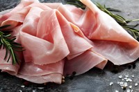Jambon de Parme italien, noué à la main, cuit en boîte