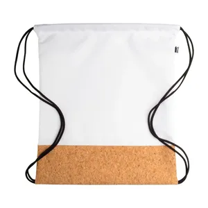 CreaDraw Borse Sportive con Coulisse in Sughero e RPET, Sacchetti Promozionali Sostenibili - Product Image 2