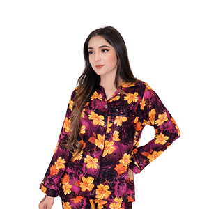 Vêtements de détente en lin doux imprimé de qualité supérieure pour elle - Product Image 3