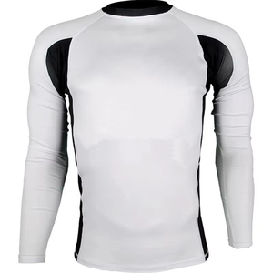 Rashguard de Jiu Jitsu MMA para Hombre, de Alta Calidad, Transpirable, de Secado Rápido, de Spandex/Poliéster, con Logotipo Personalizado al por Mayor, Estampado Largo - Product Image 2