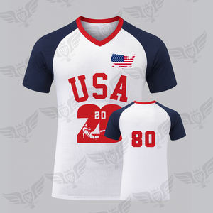 Maillot de football personnalisé Coupe du monde 2026, dernier design, 100% polyester, fans de football américains, nouveau style, qualité professionnelle supérieure - Product Image 2