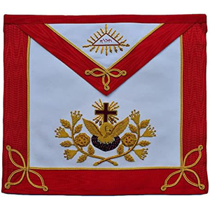 Tabliers en cuir Rose 18e degré Tablier Blanc L - Product Image 1