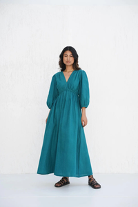 Service de conception de tricot de haute qualité Fabricants de vêtements habillés en pur lin Vêtements en lin personnalisés pour femmes Robes en coton ou en lin - Product Image 5