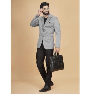 Blazer et costume gris classique pour homme, directement de l'usine, pour les occasions professionnelles et les soirées, disponible à prix d'exportation - Product Image 1