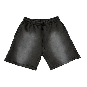 Venta caliente personalizado Hip Hop francés Terry algodón Streetwear ácido lavado pantalones cortos para hombres verano Pantalones cortos para hombres - Product Image 4