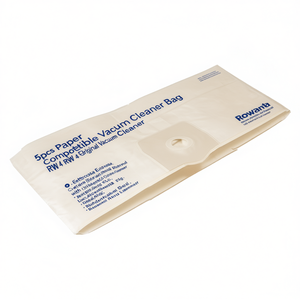 5 Bolsas de Papel Compatibles para Aspiradora Rowenta RW 4 Elettrocasa con Aspiradora Original - Product Image 2