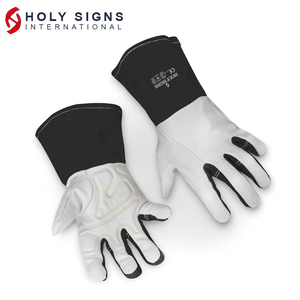 Gants de soudage MIG de haute qualité XL en Kevlar de 12 pouces, anti-écrasement, respirants, sans silicone, équipement de sécurité en gros pour le travail - Product Image 4