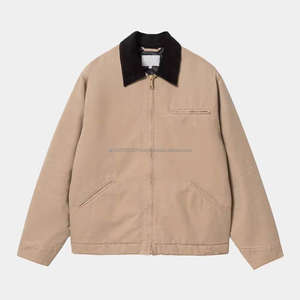 Chaqueta de Lona Personalizada de Alta Calidad, 500 g/m², 100% Algodón, Chaqueta de Trabajo, Abrigo Grueso de Invierno para Hombre, Chaquetas de Trabajo con Logotipo Personalizado - Product Image 1