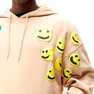 Nouveaux sweats à capuche pour hommes brodés en chenille, sur mesure, anti-plis, respirants, écologiques, séchage rapide, 100 % coton, haute qualité - Product Image 5