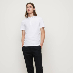 Polo informal de verano para hombre de alta calidad, marca de algodón de negocios, manga corta, patrón sólido, tela, nuevo estilo de moda - Product Image 1