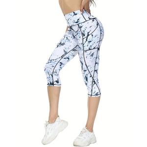 Leggings de sport sans couture pour femmes pantalon de yoga élastique et solide taille haute pour gym fitness jogging leggings push-up à séchage rapide pour femmes - Product Image 5