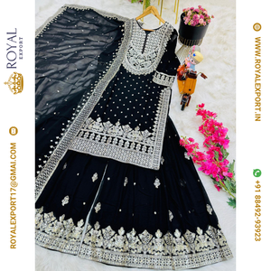 Nouvelle collection de costumes Sharara Design de lancement au prix de gros par Royal Export Surat - Product Image 2