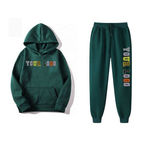 Último diseño paquistaní para hombres y conjunto de 2 piezas de alta calidad ropa de entrenamiento callejero chándal bordado de chenilla para hombres - Product Image 2