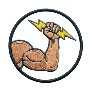 Parche bordado personalizado para máscara de gas, insignia termoadhesiva táctica de supervivencia, emblema de respirador al por mayor, aplique bordado a máquina a granel - Product Image 6