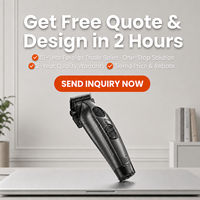 Fábrica de Cortadoras de Pelo para Importadores de Equipos de Salón y Barbería, Recortadora Recargable con Carga Tipo-C
