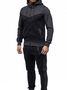 Ensemble de survêtement décontracté pour homme, haut de gamme, manches longues, pour course à pied, Jogging, personnalisé, offre spéciale - Product Image 3