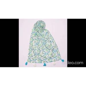 Écharpe en tricot magnifique, imprimée à la main - Product Image 6