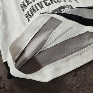 Yysy เสื้อทีเชิ้ตโอเวอร์ไซส์สำหรับผู้ชายเสื้อยืดครอปทรงกล่องสำหรับนักศึกษาเฮฟวีเวตเสื้อกีฬาฮอกกี้น้ำแข็งสำหรับผู้ชาย - Product Image 6