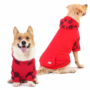 Small <b>Dog</b> Winter Hooded Vest Best Fleece Pullover <b>Dog</b> Hoodie with Camo Design Cotton Pet Clothes for Spring Season - Product Image 2