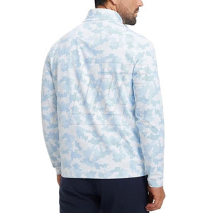 เสื้อแจ็คเก็ตซับลิเมชั่นแบบซิปครึ่งตัวสำหรับผู้ชาย เสื้อผ้ากีฬาสมัยใหม่ เสื้อแจ็คเก็ตซับลิเมชั่นแบบซิปครึ่งตัวสำหรับการฝึกซ้อมและสไตล์ลำลอง - Product Image 5