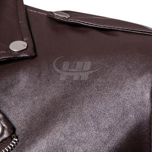 Nouvelle conception de veste en cuir de vache pour homme, couleur et logo personnalisés sur le devant, haute qualité, service OEM en gros - Product Image 6