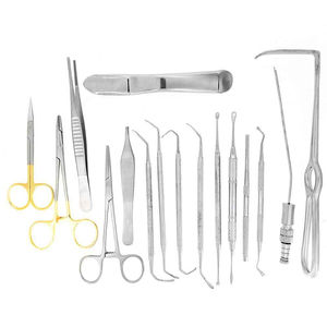 Ensemble d'instruments vétérinaires professionnels en acier inoxydable, conception équilibrée, manipulation confortable, kit d'instruments médicaux pour animaux - Product Image 6