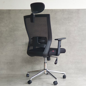 Silla Ergonómica Ajustable con Diseño Minimalista - Silla de Oficina para el Hogar (Reposacabezas de Tela Anti-Fatiga) - Product Image 4