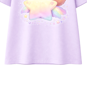 T-shirts décontractés pour enfants 100% coton doux à manches courtes respirant haut d'été pour garçons filles 100% confortable à porter au quotidien - Product Image 4