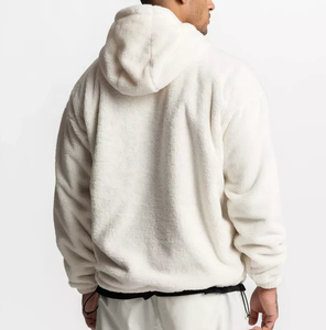 <b>Mens</b> <b>Sherpa</b> Hoodies Warm Soft <b>Fleece</b> Jacket Casual Comfortable Fashion Winter Wear Cheap Wholesale Clothes For Sale Online - Product Image 2