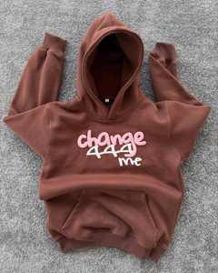 Pull en polaire de qualité supérieure sweat à capuche pour homme hiver chaud décontracté High Street doux 100% coton sweat à capuche Logo personnalisé - Product Image 1