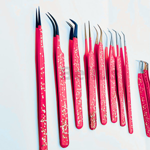 Pince à cils Grip Aura Nano Pattern Precision Steel Volume Tip Beauty Tool Private Branding for Salons - Product Image 6