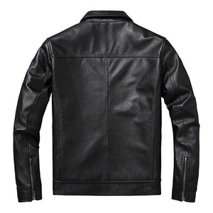 Venta al por mayor 2024 de alta calidad a prueba de viento por encargo transpirable cremallera motocicleta chaqueta de cuero OEM servicio de diseño - Product Image 2