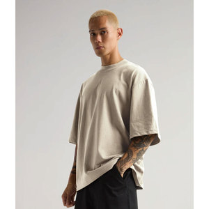 Camisetas de gran tamaño para hombre, camiseta lavada Vintage de ajuste holgado lavado con ácido, ropa de calle de manga corta, camisetas Casuales - Product Image 1