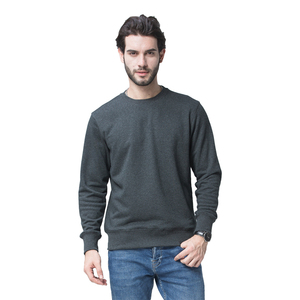 Venta al por mayor de hombres personalizables ODM y OEM camisa de moda de manga larga cuello redondo de tela serigrafiada sudaderas con capucha estilo - Product Image 5