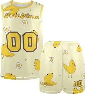 Ensemble de maillots de basket-ball personnalisés en gros, uniformes d'équipe réversibles avec impression personnalisée, ensemble de maillots de basket-ball pour match - Product Image 3