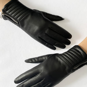 ถุงมือหนังแท้สำหรับทุกเพศถุงมือหนังแท้สำหรับฤดูหนาวผ้าถักหน้าจอสัมผัสทันสมัย - Product Image 3