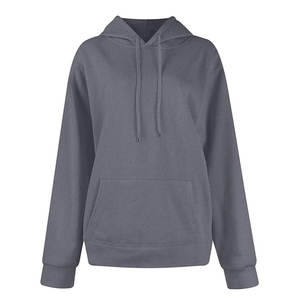 Sweat à capuche décontracté pour femme en coton 100% de Nisar Sons Industry, manches longues, épaules tombantes, logo brodé, pour l'hiver - Product Image 4