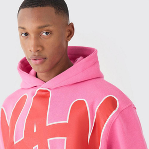 Survêtement pour hommes imprimé sur mesure en gros 100% coton original imprimé respirant de haute qualité pour l'hiver à haute qualité - Product Image 2