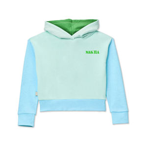 Sudaderas con capucha para mujer de punto al por mayor algodón señoras en blanco gimnasio manga larga chándal CropTops Croptop Sudadera con capucha con logotipo personalizado - Product Image 1