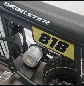 LISTA PARA ENVIAR CON 30% de Descuento, Motocicleta Eléctrica de 72V con Sistema de Control Avanzado, DRAGSTER EBIKE con 1 año de garantía - Product Image 1