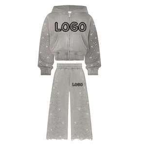 Ensemble de survêtement pour femme, hiver, décontracté, élégant, design moderne, respirant, 100% nylon polaire, longueur intégrale, pour la salle de sport, l'exercice, l'entraînement, la course à pied - Product Image 4