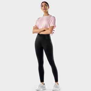 T-shirt court oversize pour femme en coton premium, décontracté, manches courtes, streetwear - Product Image 5