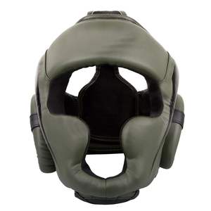 Casco de boxeo de tipo cerrado protector de cabeza de seguridad de cuero para una protección eficaz de la cabeza - Product Image 3