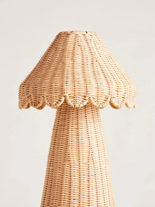 Tissé à la main délicat et singulier intérieur sophistiqué lampadaire décoratif rotin lampadaires en osier - Product Image 6