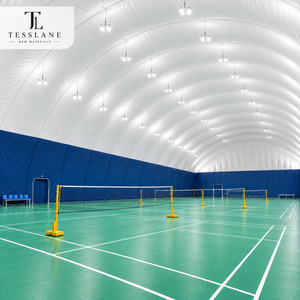 Domo Deportivo Prefabricado con Soporte <span class=keywords><strong>de</strong></span> Aire, Construcción Rápida con Membrana <span class=keywords><strong>de</strong></span> PVDF, Gran Espacio Libre, Resistente a la Intemperie, para Canchas <span class=keywords><strong>de</strong></span> <span class=keywords><strong>Tenis</strong></span> y Pickleball - Product Image 4