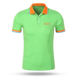 Dernier T-shirt col polo respirant de haute qualité Uniforme du personnel T-shirts polo taille personnalisée Chemises polo d'affaires à col et coupe ajustée - Product Image 5