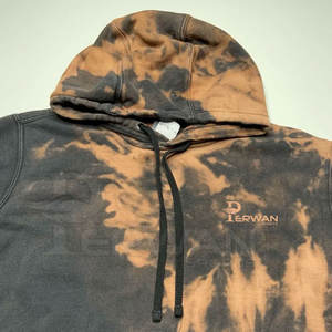 Diseño personalizado al por mayor de los hombres de lavado ácido sudaderas con capucha mejor calidad precio barato de los hombres de lavado ácido sudaderas con capucha - Product Image 3