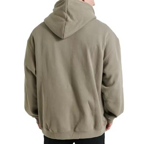 Sudadera con capucha para hombre con logotipo personalizado bordado 100% algodón Terry Heavy Weight Pullover Hoodie para otoño - Product Image 5