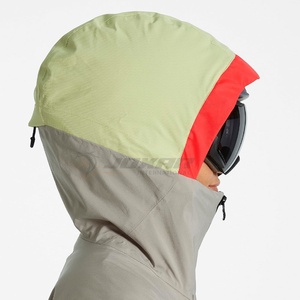 Chaqueta de esquí de poliéster 2025 totalmente personalizada a la moda para hombre, cortavientos impermeable, transpirable, de secado rápido, 100% - Product Image 6