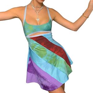 Women's Y2K Thin Sleeveless Suspender Short <b>Skirt</b> Summer New Fashion Versatile Mini Dress <b>Plus</b> <b>Size</b> Women's Sleepwear Color - Product Image 6